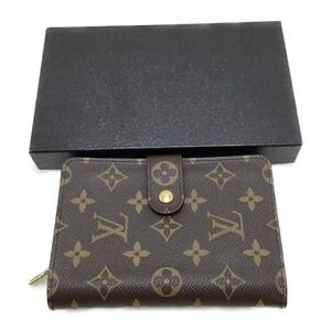Louis Vuitton Bi fold Wallet Porte Papier Zip Monogram